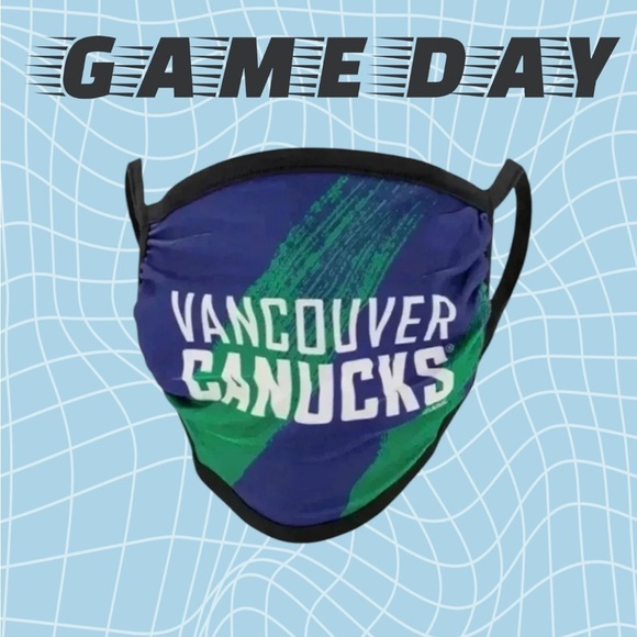 🆕 NHL Vancouver Canucks Face Covering - Picture 1 of 16